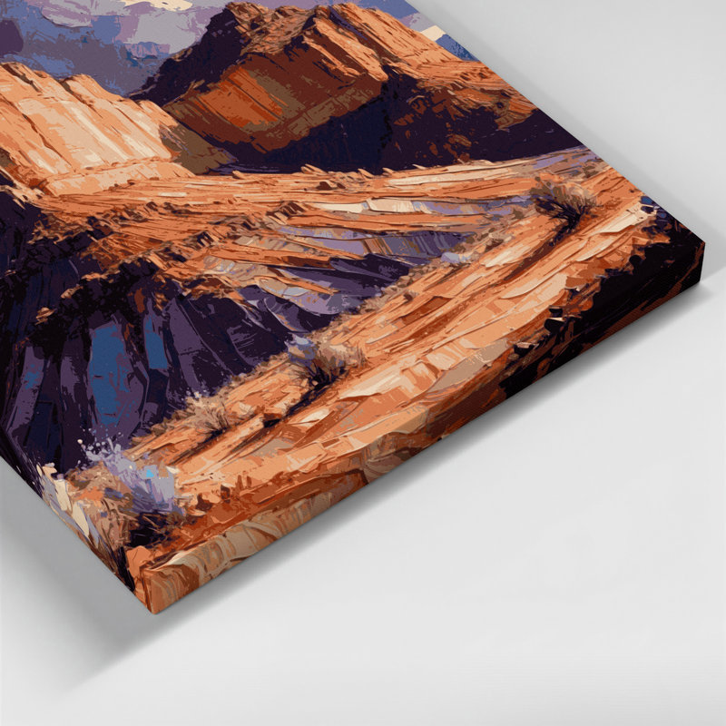 Art mural sur toile 115 "South Ridge", H 8 po x l 10 po