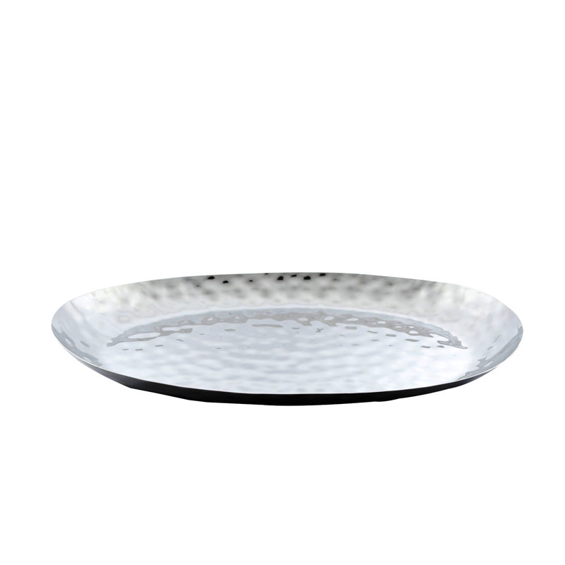Scribner Full Polished 18"X11" Oval Service Tray