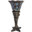 Tiffany Peacock Feather Torchiere Table Lamp