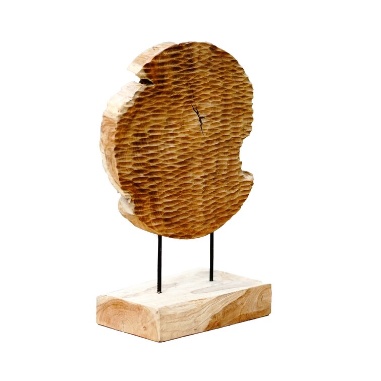 Antique Natural Wooden Sculpture - Style 01 – Decorcorner