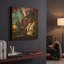  «Unwind 2» par Rich Monet, art mural en métal doré, 12 po x 12 po-704023369