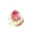 Toulose European Art Glass Vase Ruby