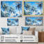Symphonie de palmiers bleus sur toile-1925105762-1925105765