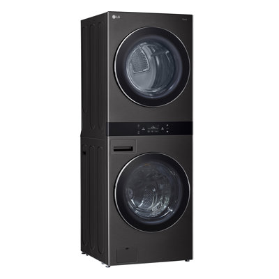 Single Unit LG Washtower With Center Control, 4.5 Cu. Ft. Front Load Washer And 7.4 Cu. Ft. Dryer -  WKGX301HBA