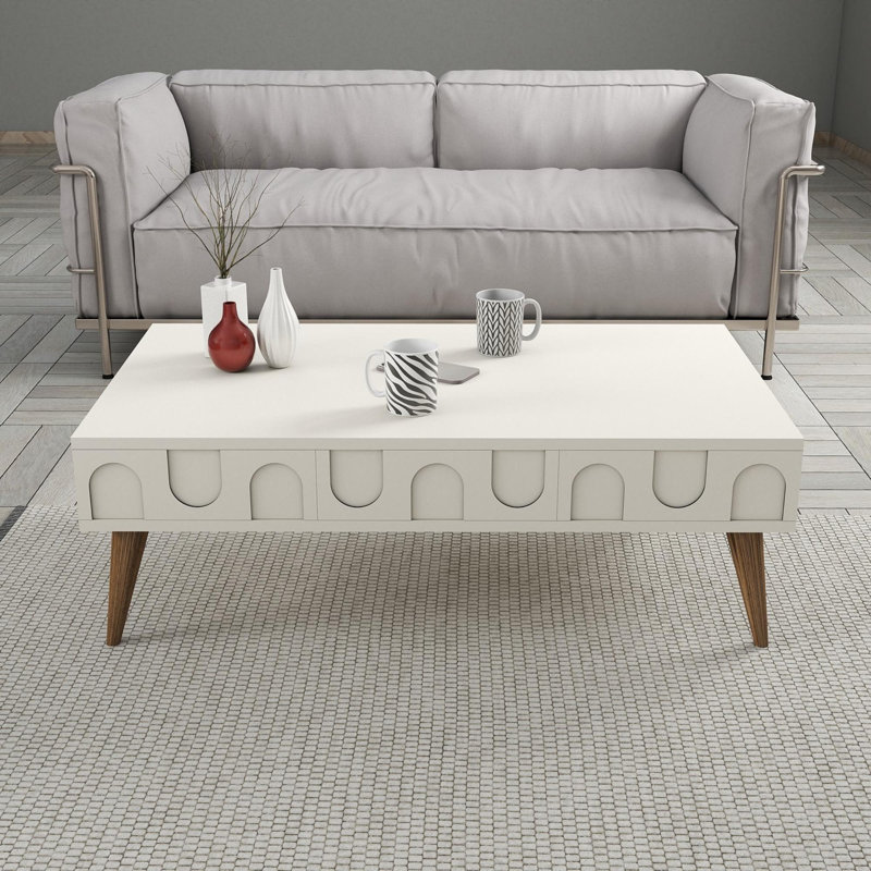 Glorias Coffee Table, Cream