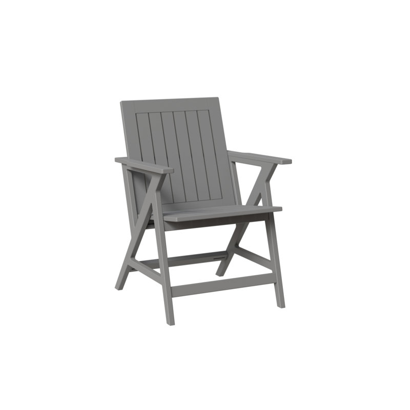 Berlin Gardens Kinsley Marine Dining Arm Chair, Fog