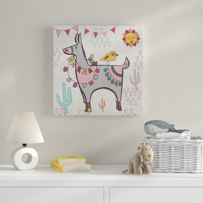 «Playful Llamas II», art sur toile