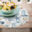 CounterArt Blue Escape Reversible Round Plastic Placemat 4 Pack