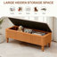 Banc de rangement multifonctionnel 50,8 po-691325422