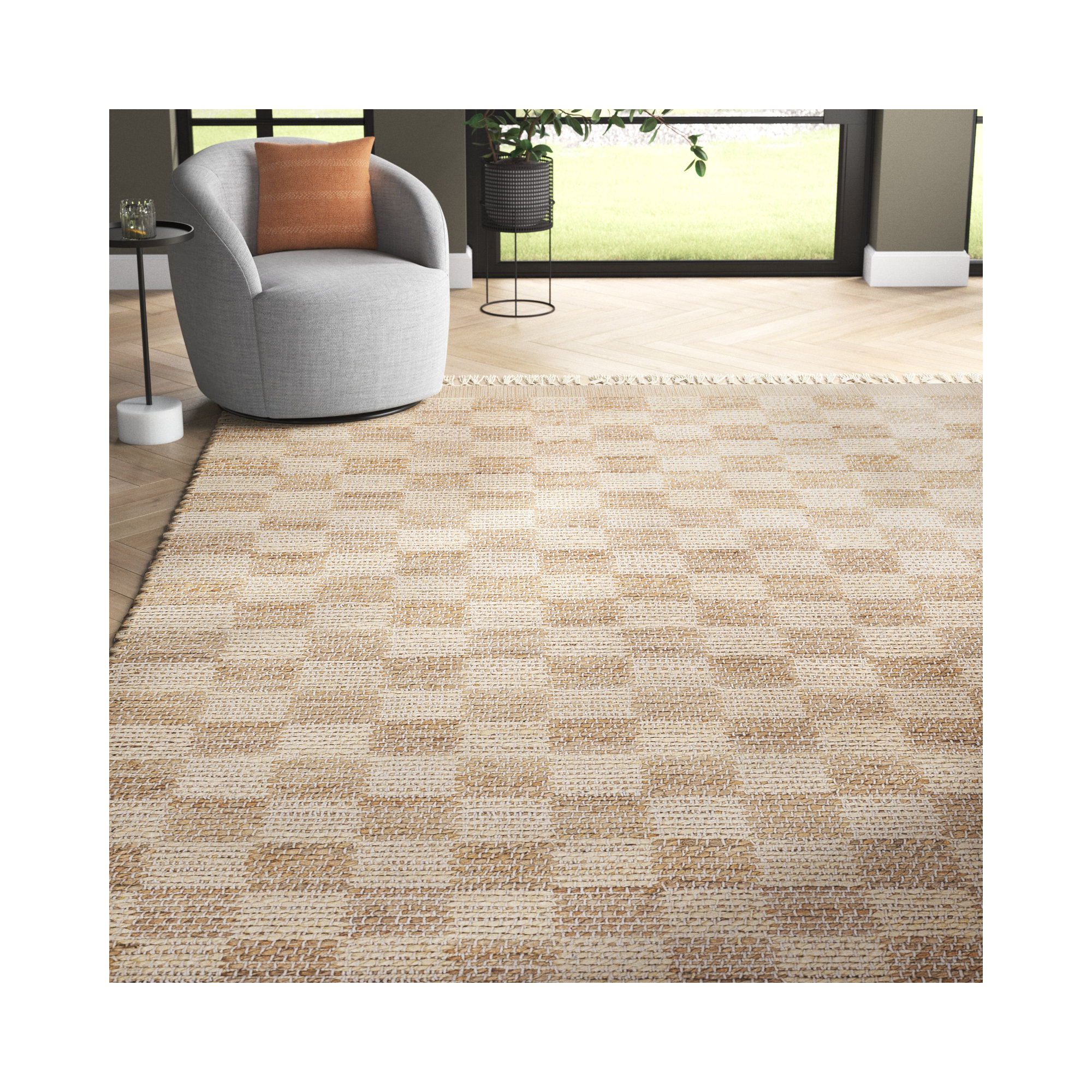 Tali Handmade Jute / Sisal Rug, Rectangle 8' x 10'