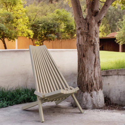 Wood Folding Adirondack Chair by George Oliver