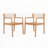 Outdoor Acacia Wood Dining Chair-2054609840