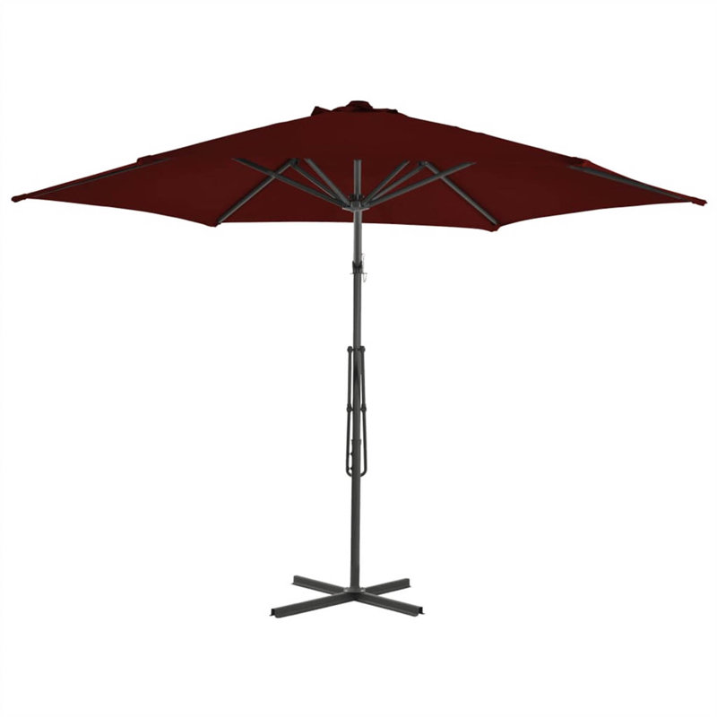 Kairo 300cm Cantilever Parasol, Red