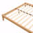 Platform Bed Frame Queen Size 12 Inch Solid Dry Bamboo Wood, With Wood Slat And Metal Material Support-663324367-663324400