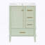 Meuble-lavabo 24,8 po avec lavabo en céramique-128979815