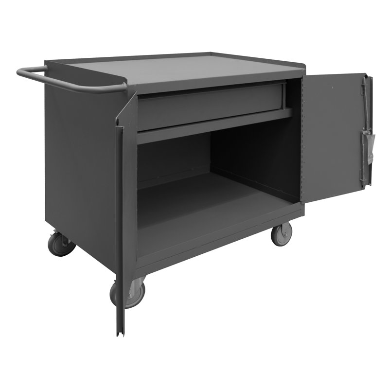Armoire de rangement mobile H 36 "x l 42" x p 24 "cache