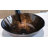 16.5" Circular Glass Bathroom Sink Vessel Sink with Pop-Up Drain and Faucet Combo-119283396