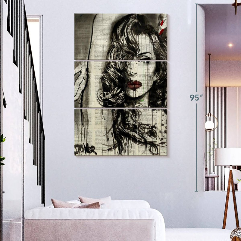 Leisha LeBron James, 74" H x 48" W