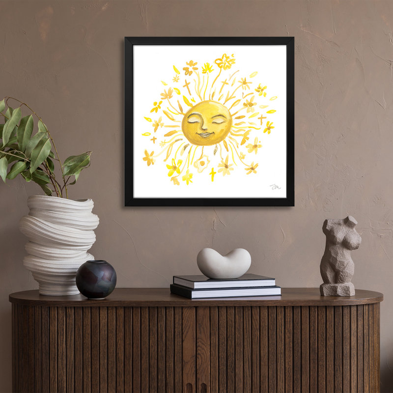 «Sunny Side Up» - reproduction d'art murale - affiche de galerie, H 16 po x l 16 po