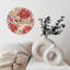 Horloge avec roses rouges