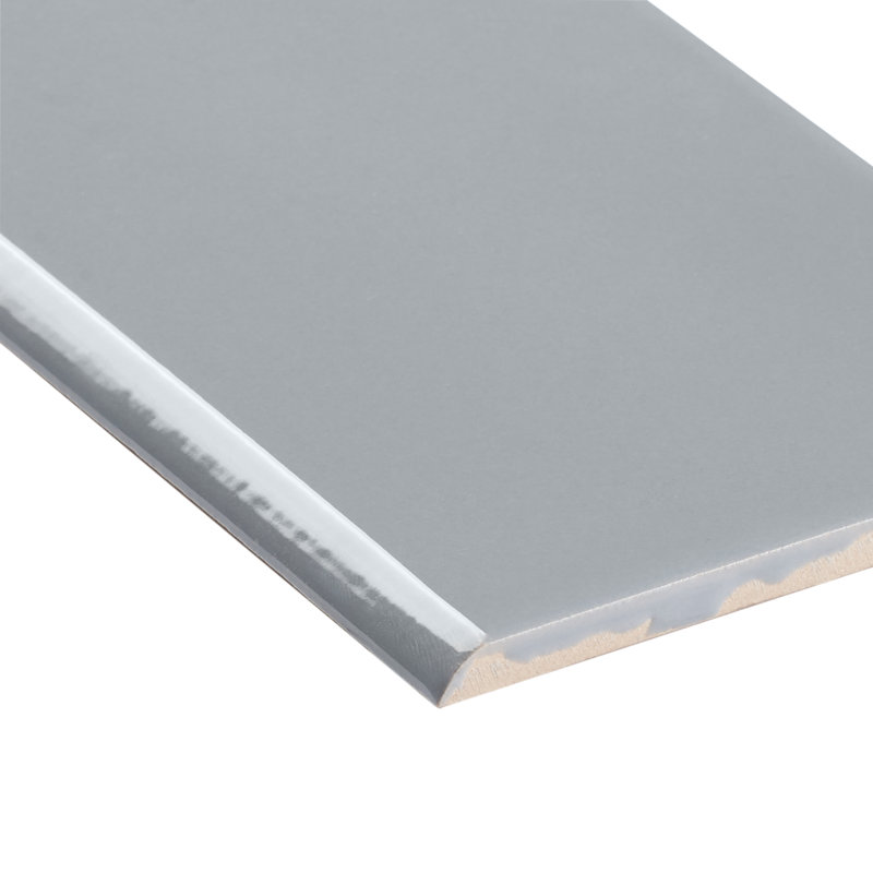 Carrelage mural en porcelaine polie 3,93 po x 11,81 po Remington, Gris