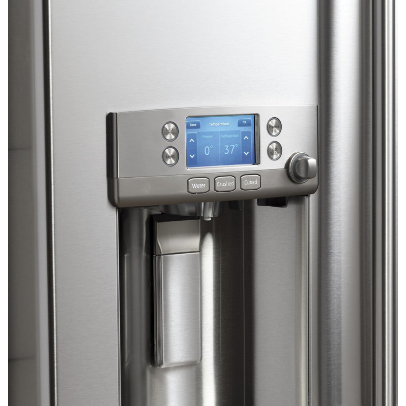 33" Counter Depth French Door 18.6 cu. ft. Smart ENERGY STAR Refrigerator, Stainless Steel/Brushed Stainless