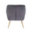 41.4cm H Velvet Upholstered Armchair-1505306914