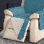 Housse matelassée et réversible pour fauteuil inclinable-50890289-50890888