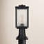 Lampadaire extérieur 6 pouces Melbourne en noir