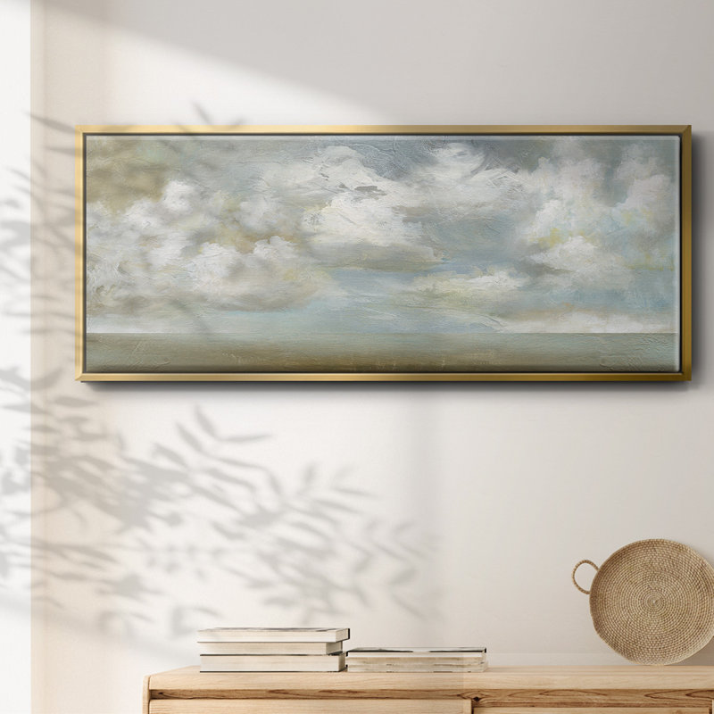 Cloudscape Vista III - toile encadrée, H 20 po x l 50 po