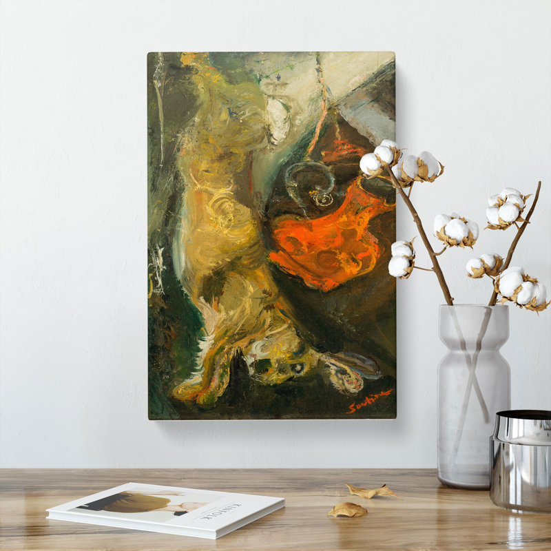 Rabbit Carcass by Chaim Soutine - Wrapped Canvas, 60cm H x 40cm W x 3cm D