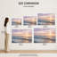 "Soft Pastel Beach Sunset Seascape Gallery", art mural sur toile tendue-757256150