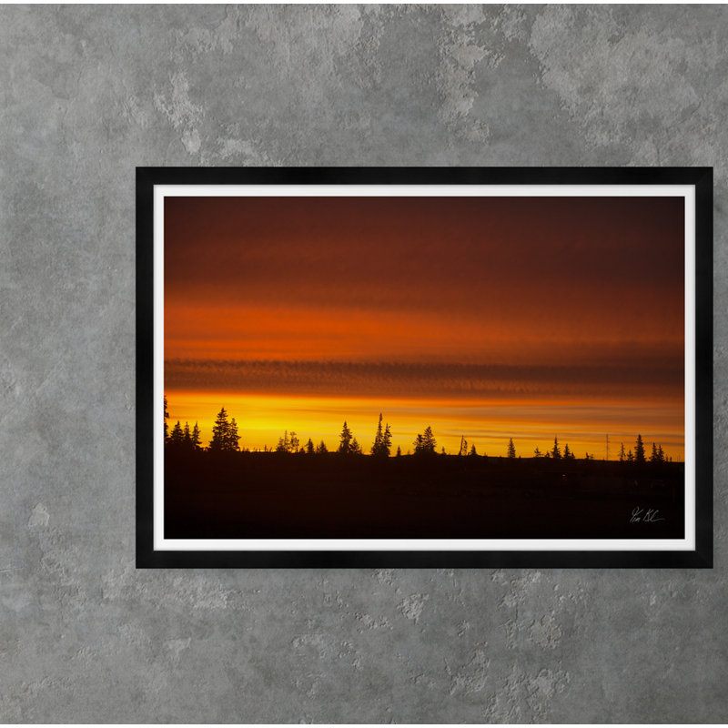Sunset Clouds - Photographie avec cadre photo