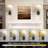 9 in. 1-Light Set of 2 Black Smart Wall Sconces with RGB+CCT Bulbs, App & Bluetooth Control, 16M Colors, Dimmable, Hardwired