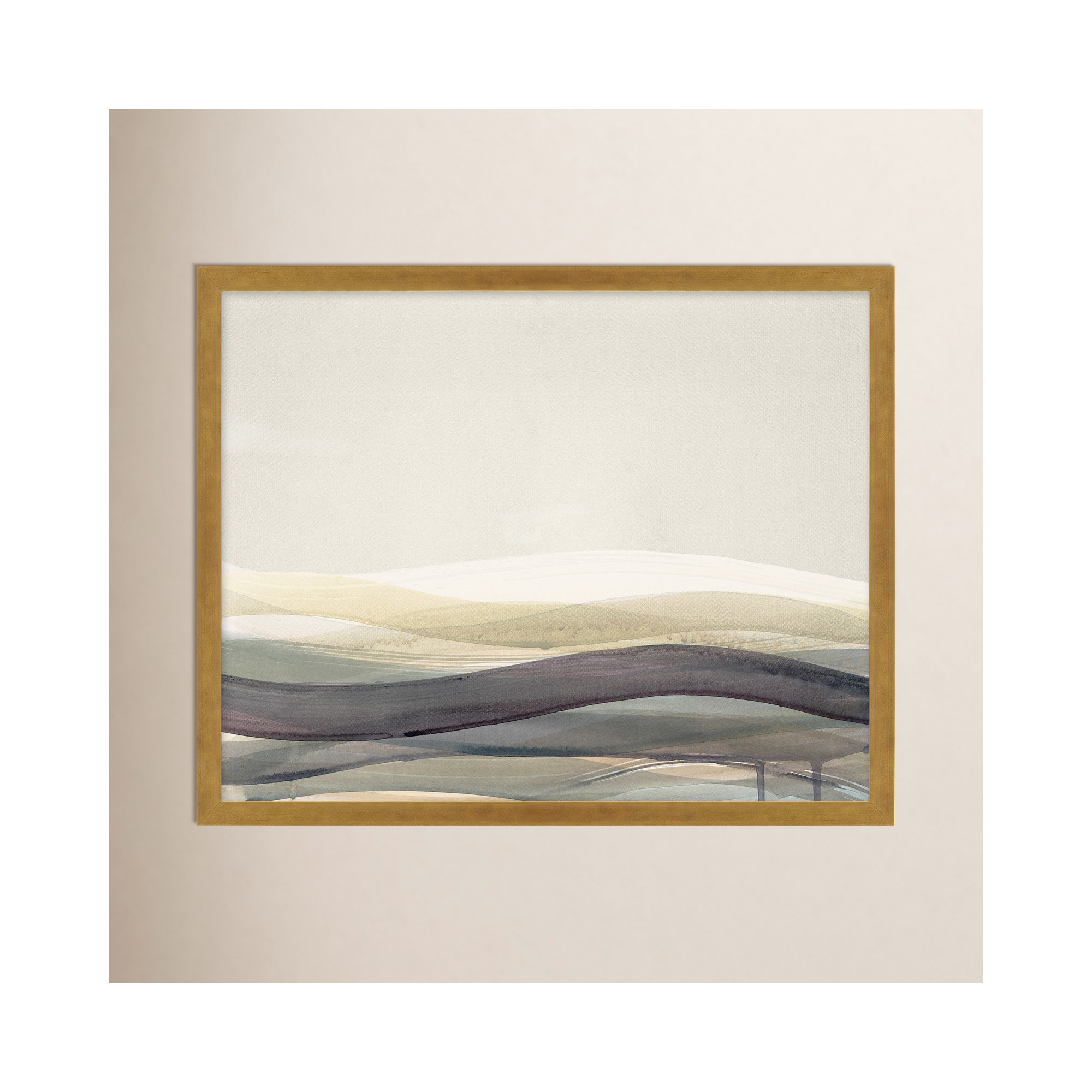 Preliminary II by Beth James, Gold Framed, 30" W x 24" H