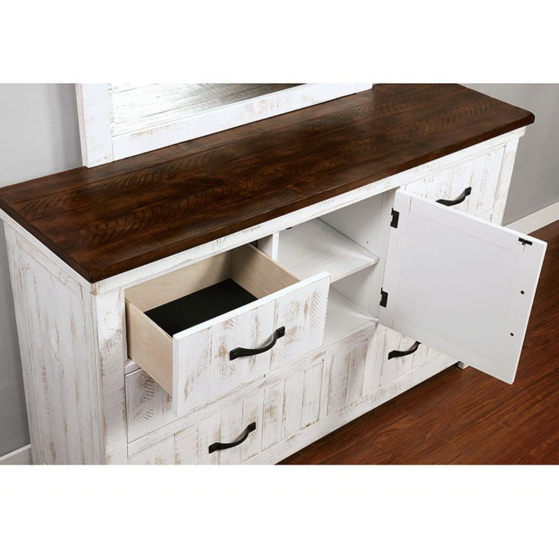 Commode combinée 6 tiroirs Estalis