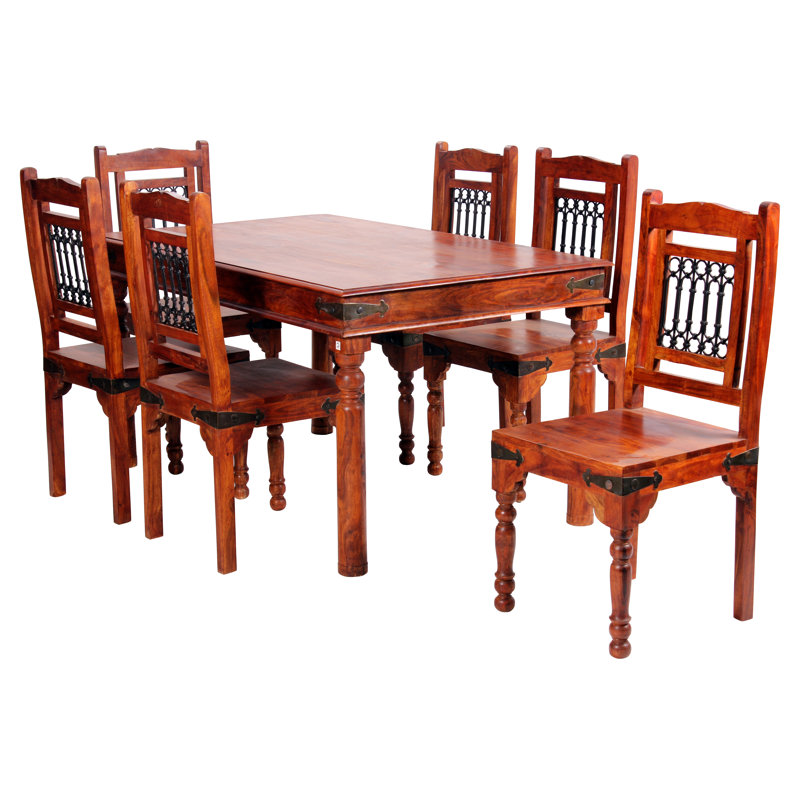 Santagata Acacia Solid Wood Dining Set