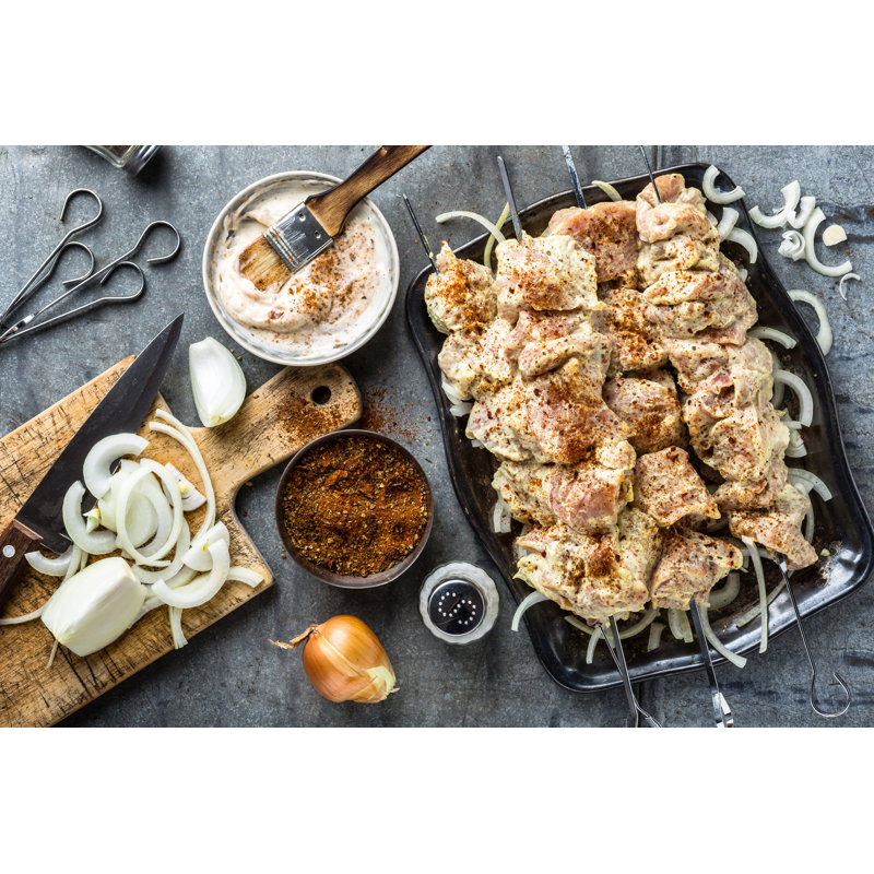 Shish Kebab by Ivandzyuba - Wrapped Canvas Print, 30cm H x 46cm W x 3.8cm D