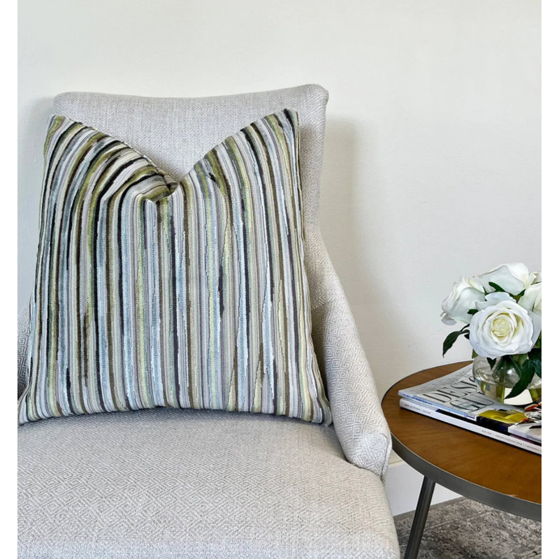 Housse de coussin en velours Alternative, H 20 po x l 20 po, Vert