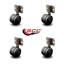 Ensemble de roulettes 2 pouces-101268157