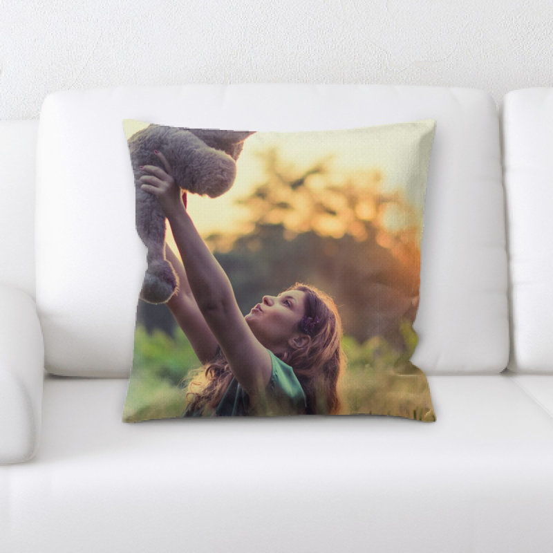 Microsuede Throw Pillow