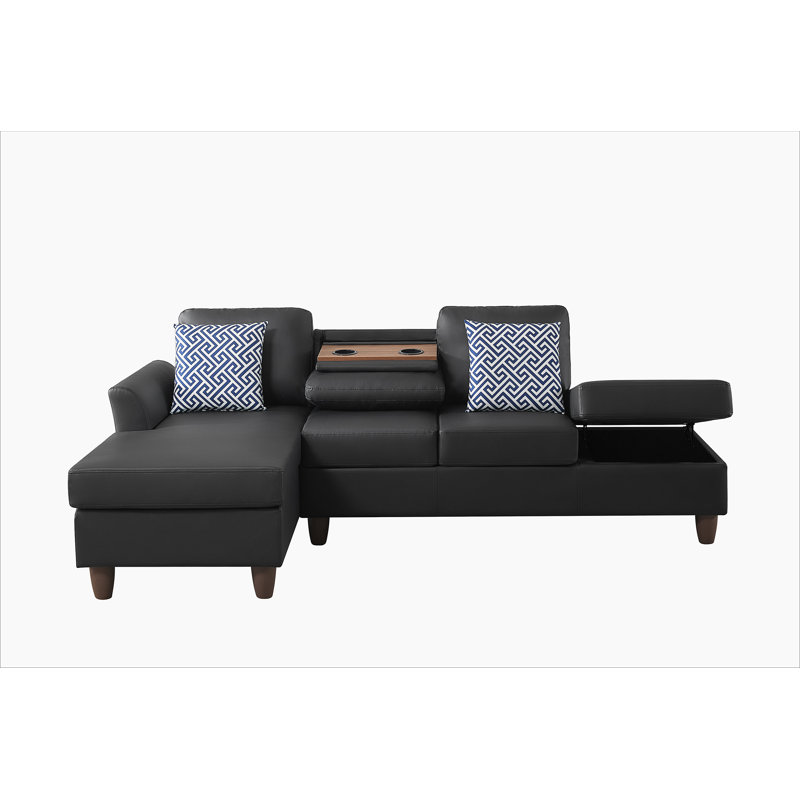 Unités de rangement cachées et coussins décoratifs assortis pour maisons modernes