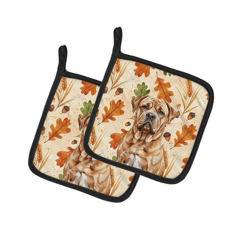 Paire de poignées Dogue de Bordeaux Heirloom Fall