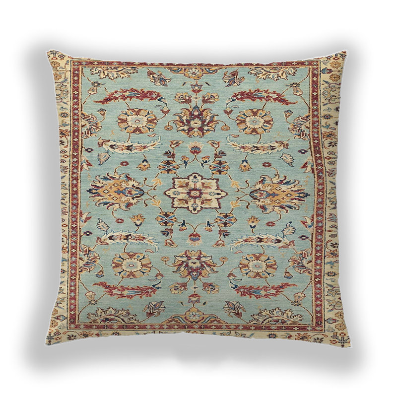 Coussin décoratif abstrait 2511, Microsuède