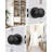 Matte Black Door Knobs Passage, Keyless Door Knob for Hallway&Closet, Black Interior Door Knobs with Round Ball, Easy Install(6 Pack)-134912893
