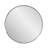 Steele Polished Silver Round Mirror