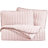 Washed Microfiber Channel Stitch Pom Pom Quilt Set-1292546929-1292546930