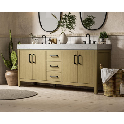 Meuble-lavabo double 72 po_Traditional_VF60672