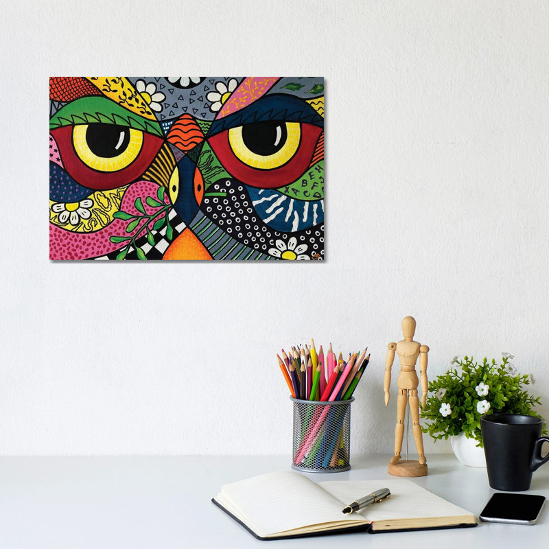 Owl by Lena Smirnova - Gallery-Wrapped Canvas Giclée on Canvas, Wrapped Canvas, 20.32 cm H x 30.48 cm W