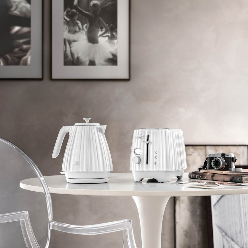 De'longhi 1.7L Ballerina Kettle, White